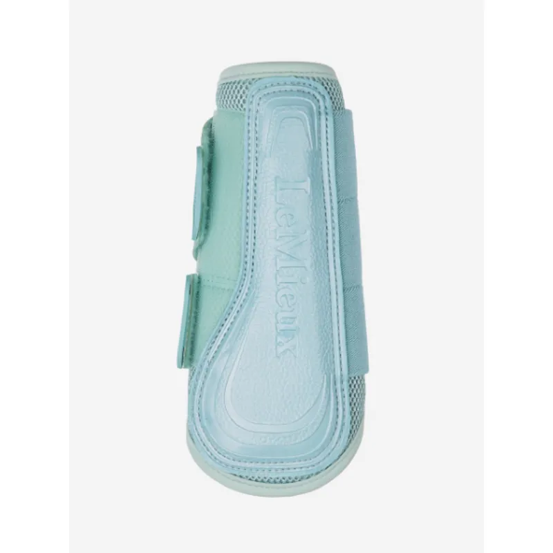 LeMieux Arika Mesh Brushing Boots Aqua-1
