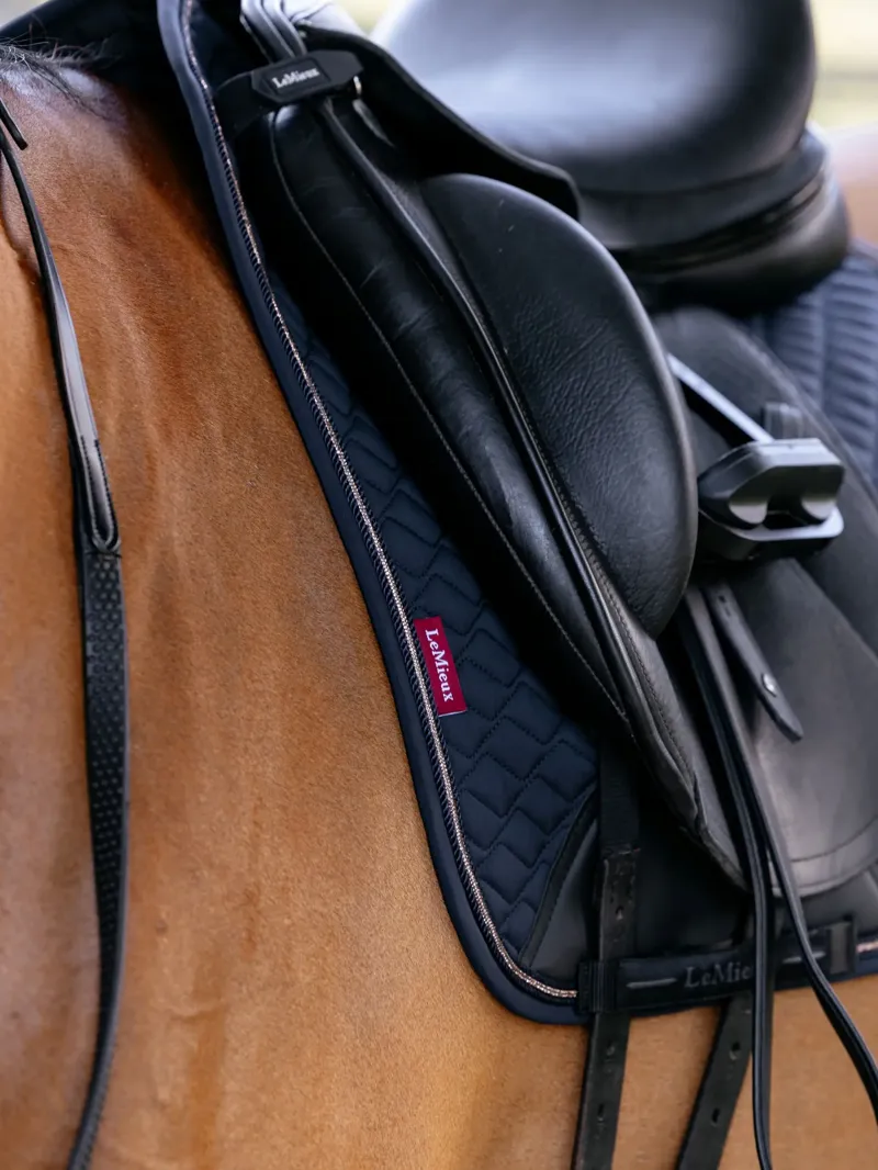 LeMieux Brilliance Dressage Square Navy-1