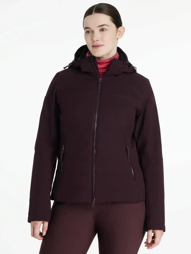 LeMieux Brooke Waterproof Hybrid Jacket Damson