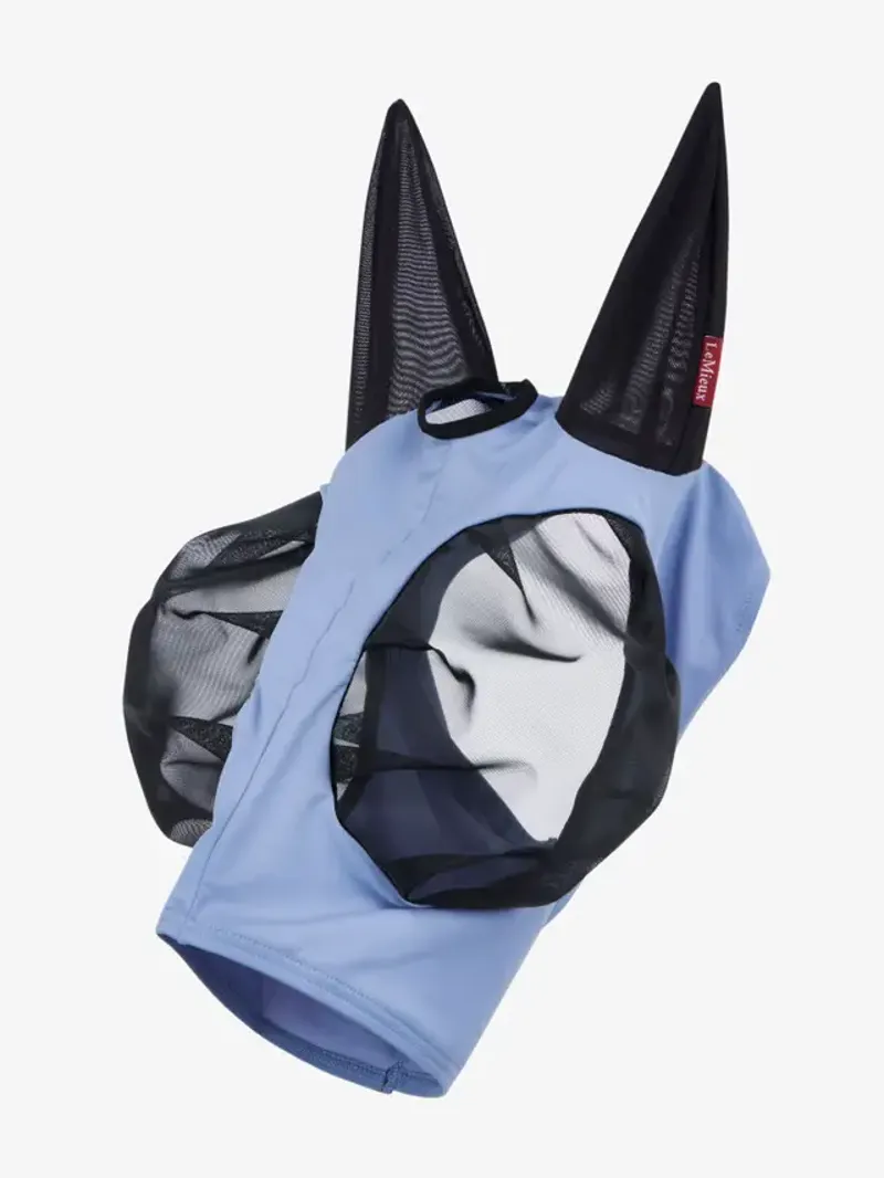 LeMieux Bug Relief Half Fly Mask Powder Blue