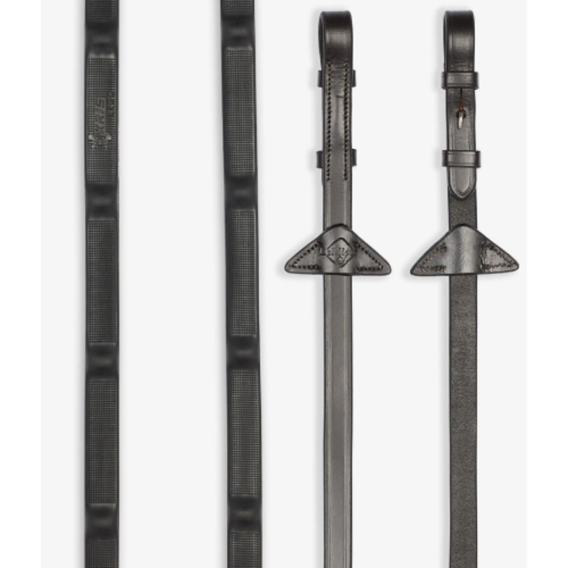 Lemieux Ergo Grip Rubber Reins Brown