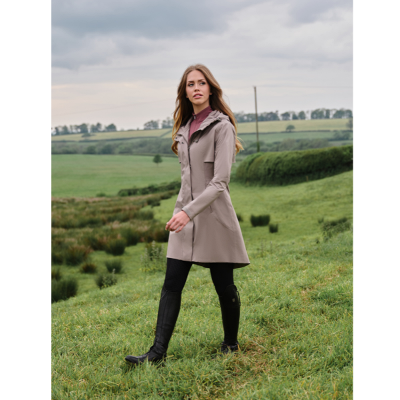 LeMieux Grace Long Rain Jacket Pecan-1