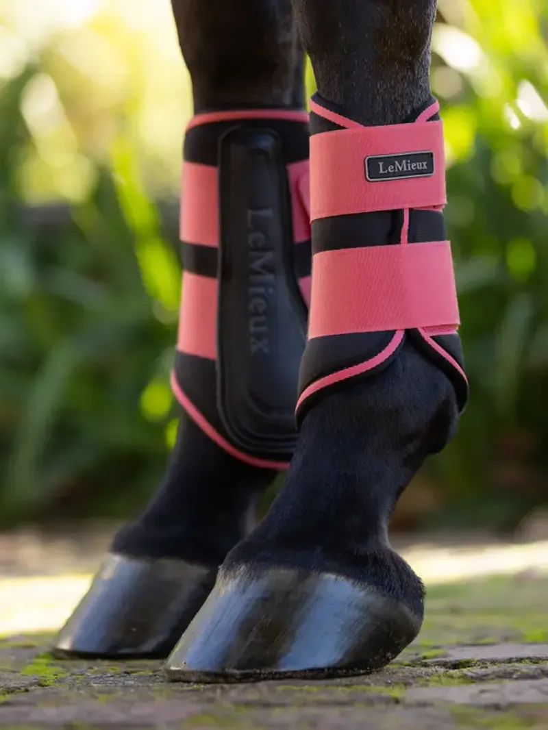 LeMieux Grafter Brushing Boots Cranberry-3
