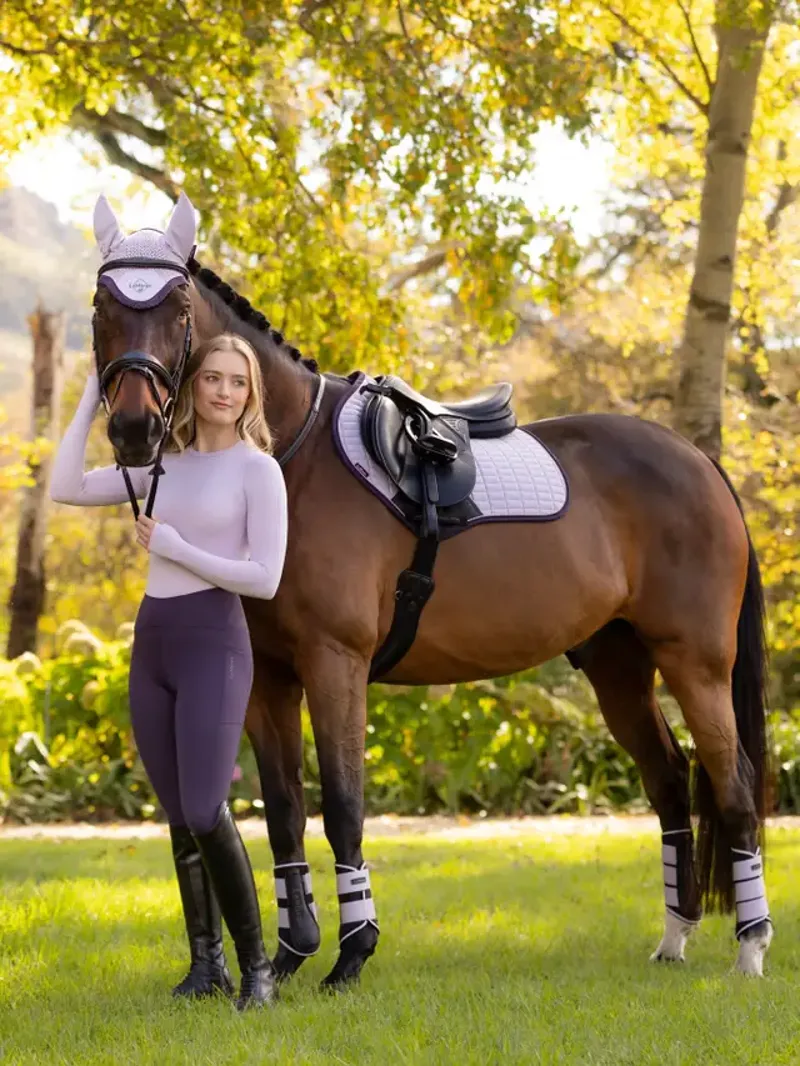 LeMieux Grafter Brushing Boots Lilac-3