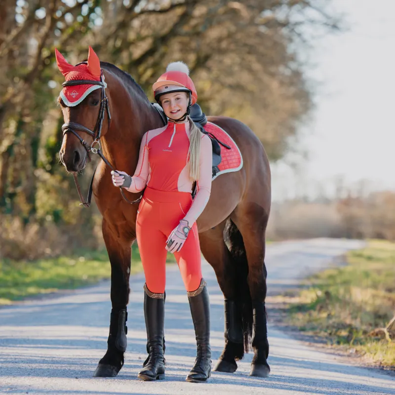 LeMieux Harlow Fly Hood Dusty Coral
