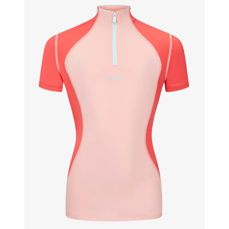 LeMieux Harlow Young Rider Short Sleeve Base Layer Sugar Pink-2