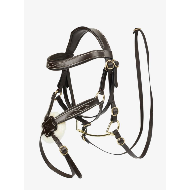 LeMieux Hobby Horse Grackle Bridle Brown-1