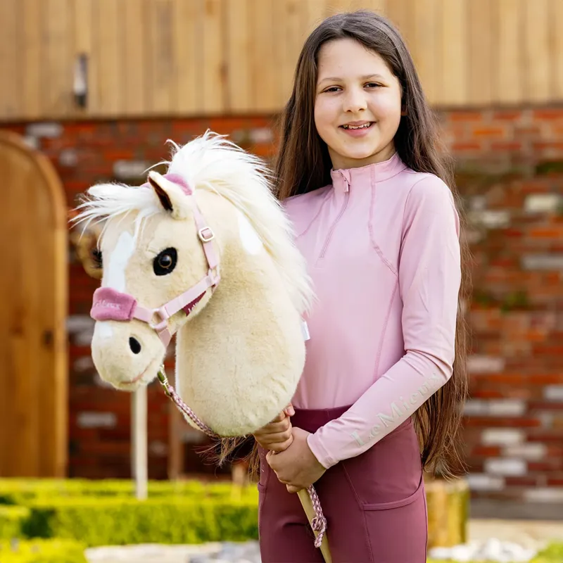 LeMieux Hobby Horse Vogue Headcollar And Leadrope Blossom-1