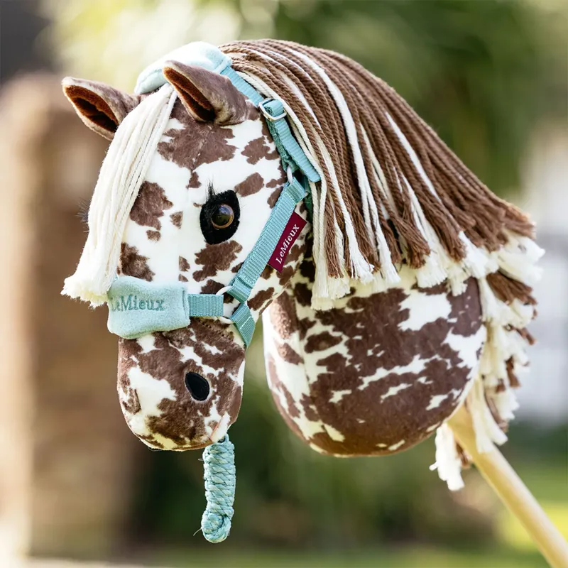 LeMieux Hobby Horse Vogue Headcollar And Leadrope Lagoon-1
