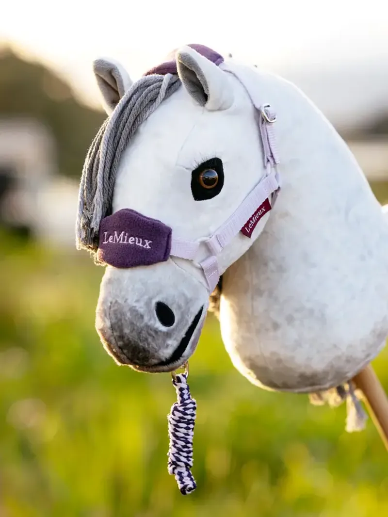 LeMieux Hobby Horse Vogue Headcollar and Leadrope Lilac-1