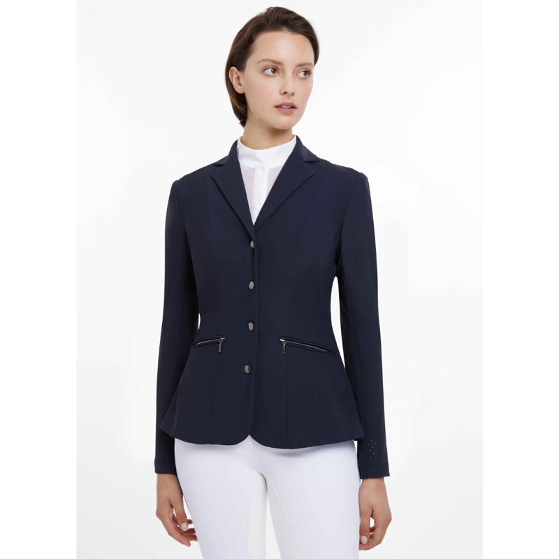 LeMieux Jessica Mesh Show Jacket Navy-1