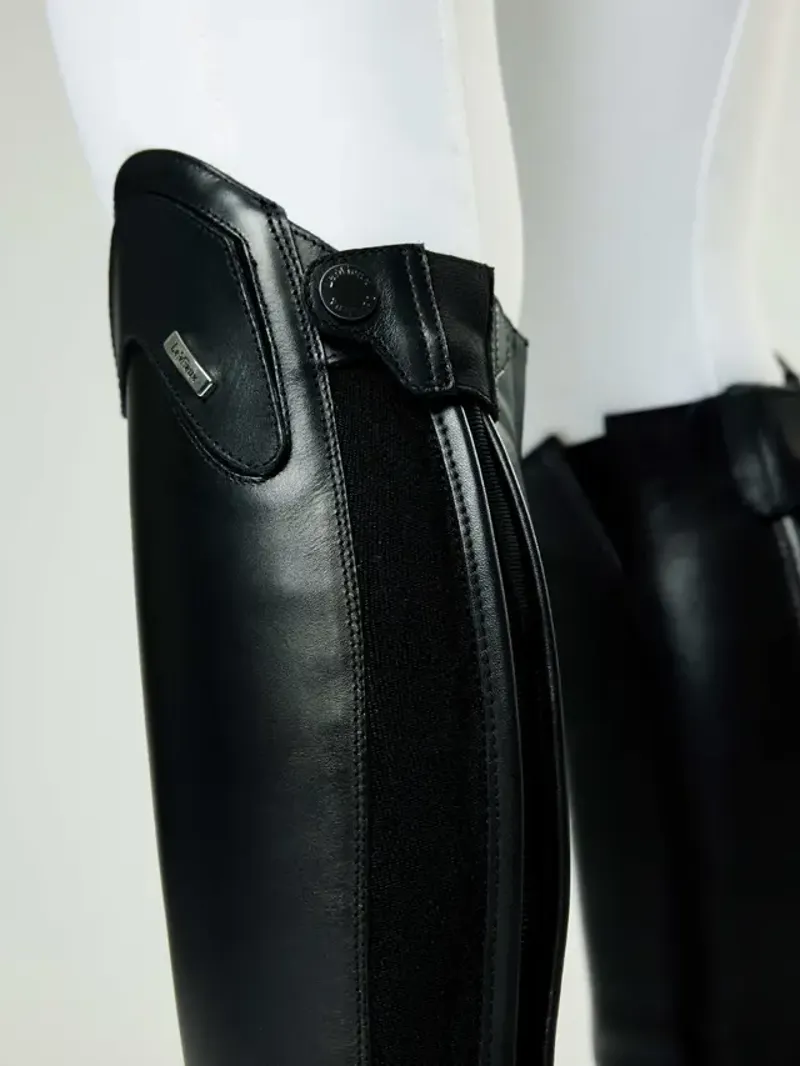 LeMieux Junior Interchangeable Riding Boot Black-2