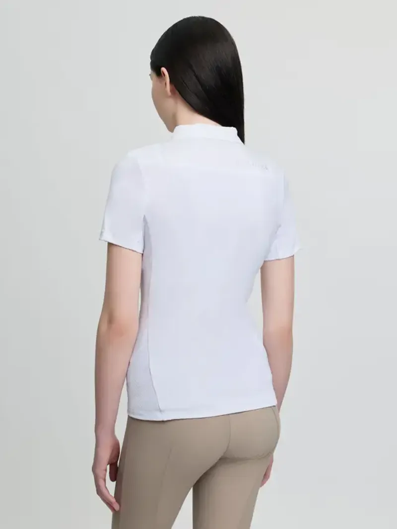 LeMieux Junior Short Sleeve Primrose Show Shirt White-1