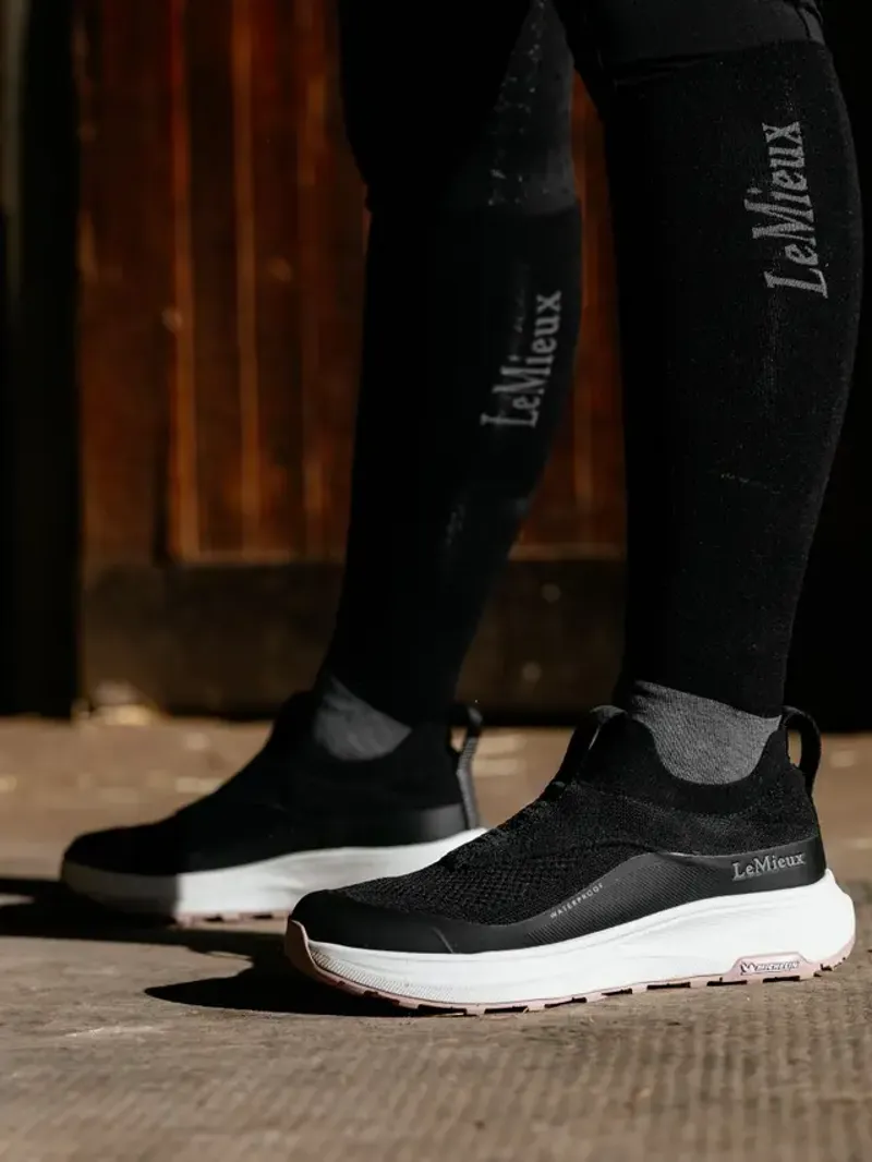 LeMieux Kanta Slip On Waterproof Trainer Black-2