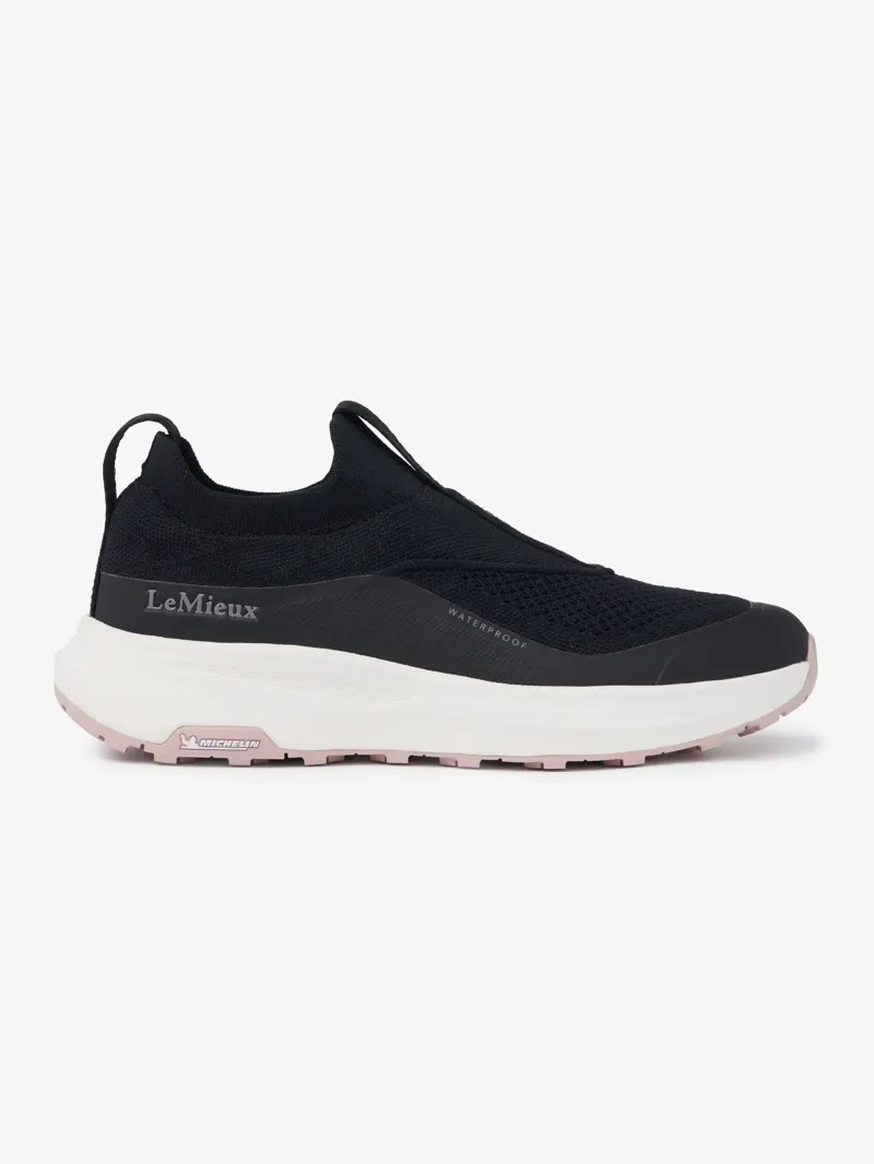 LeMieux Kanta Slip On Waterproof Trainer Black-1