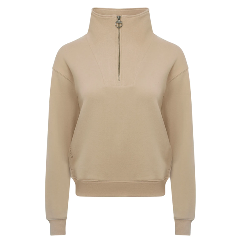 LeMieux Keira Quarter Neck Sweat Almond-3