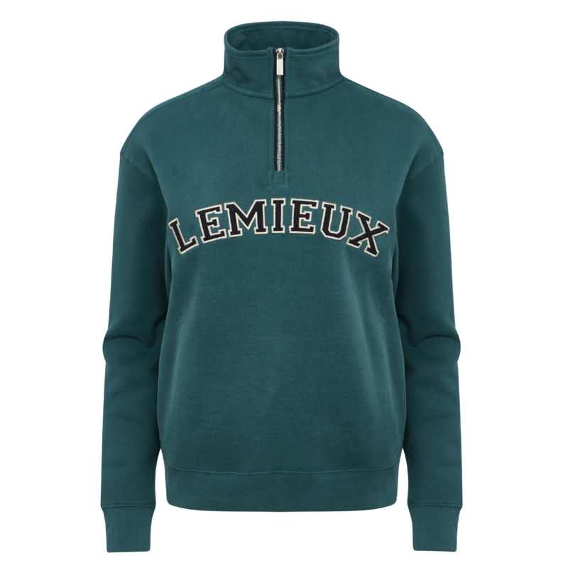 LeMieux Kelsie Quarter Neck Sweat Jungle