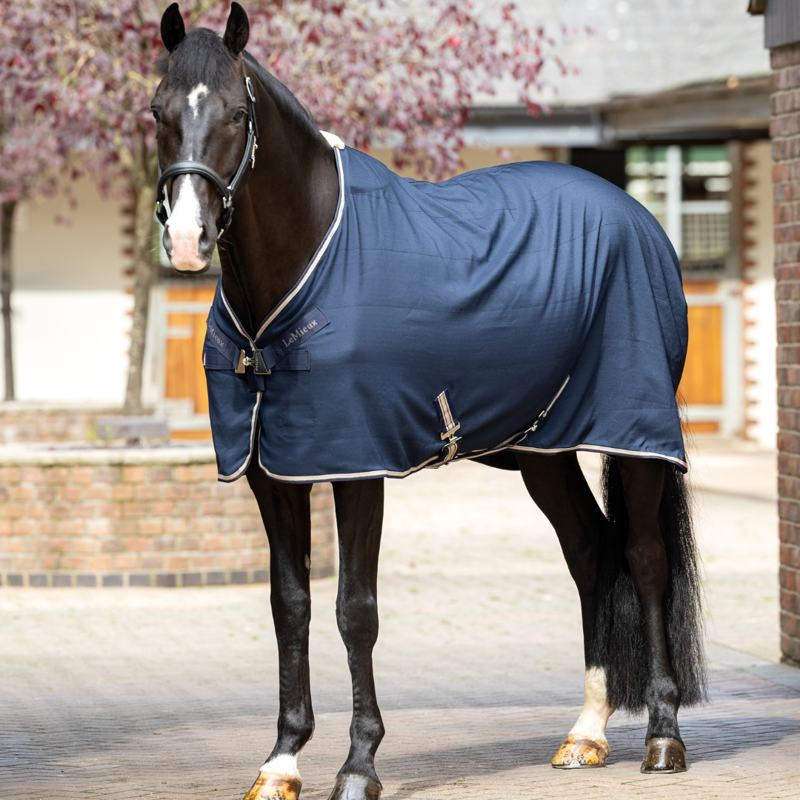 LeMieux Kudos Stable Sheet Navy-1