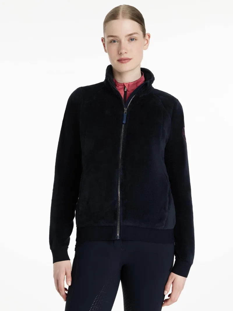 LeMieux Liberty Fleece Zip Through Navy
