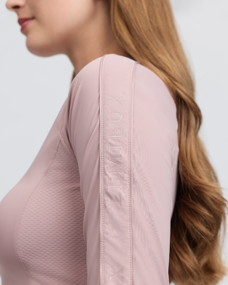 LeMieux Lisa Long Sleeve Base Layer Wild Rose-2