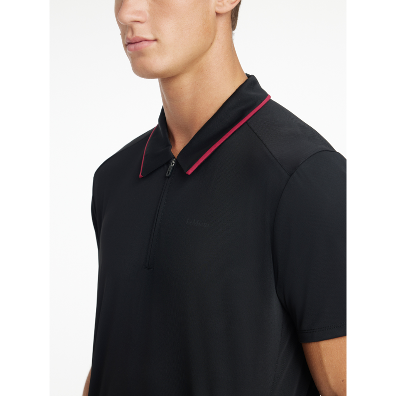 LeMieux Mens Performance Polo Black-1