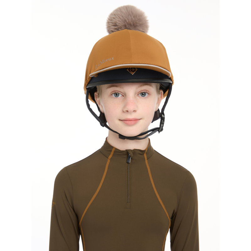 LeMieux Pippa Hat Silk Ginger One Size-1