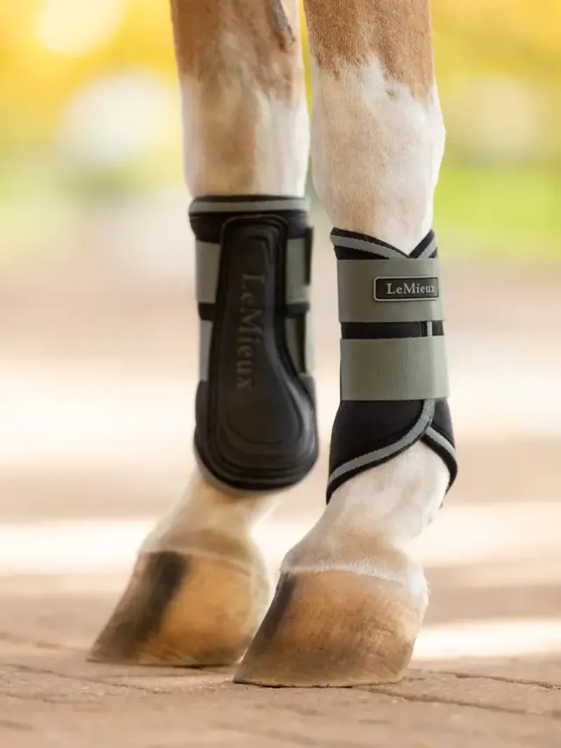 LeMieux Mini Grafter Brushing Boots Rosemary-1