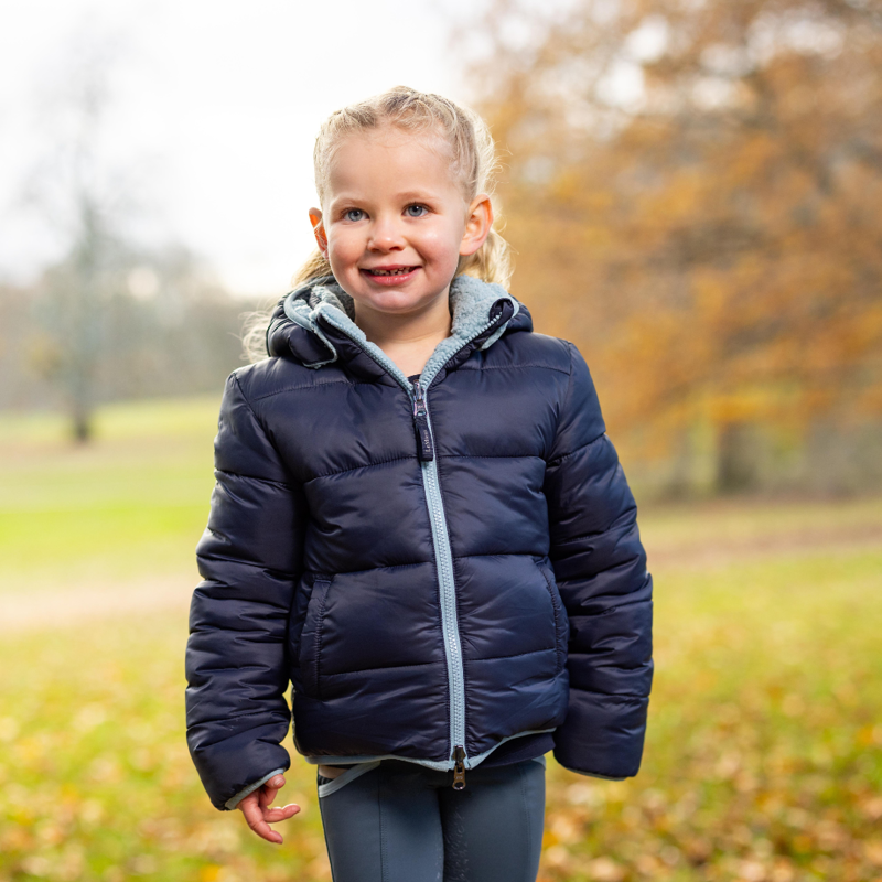 LeMieux Mini Megan Reversible Puffer Navy-6