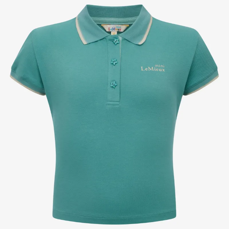 LeMieux Mini Polo Shirt Lagoon