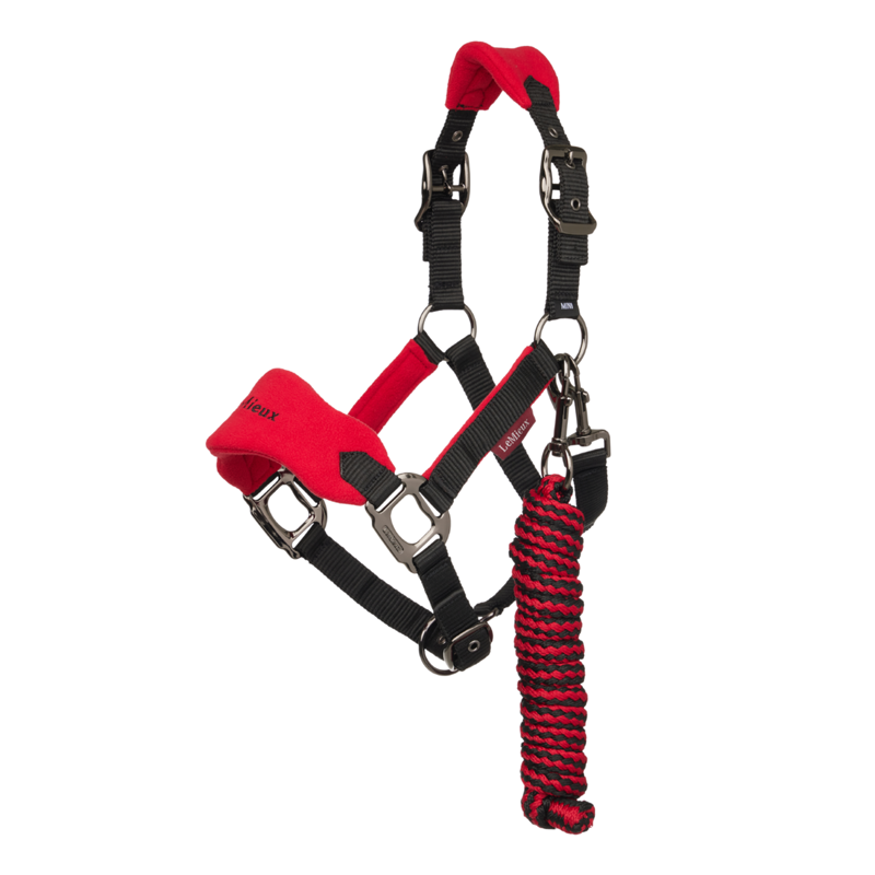 LeMieux Mini Vogue Headcollar And Leadrope Chilli