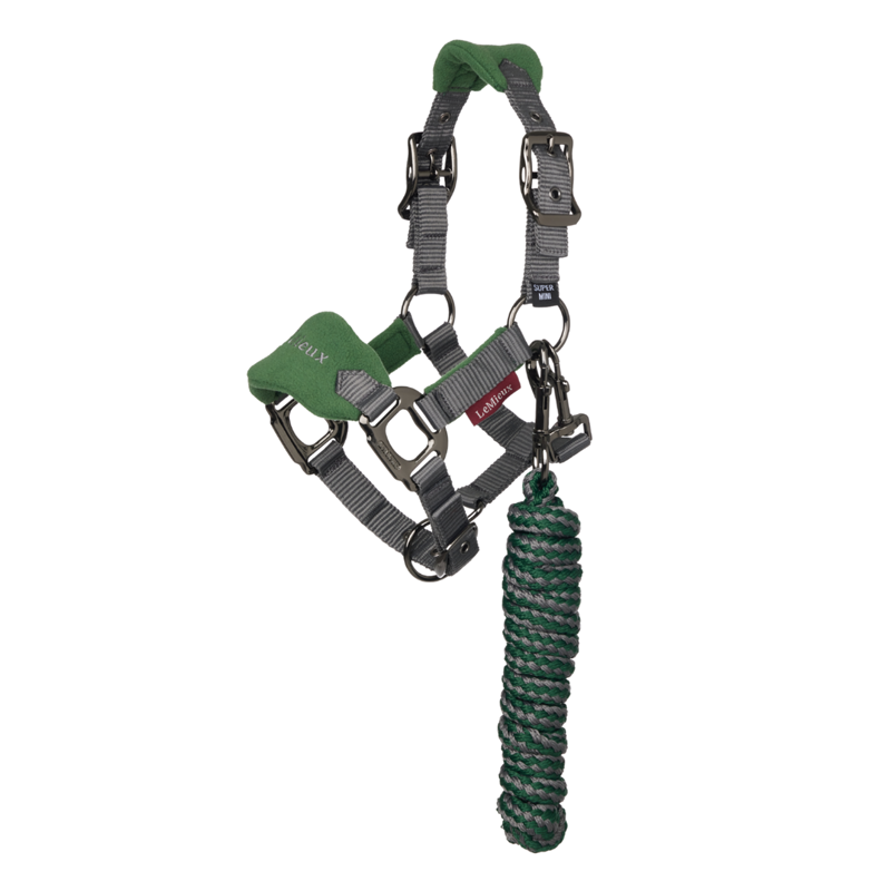 LeMieux Mini Vogue Headcollar And Leadrope Hunter Green