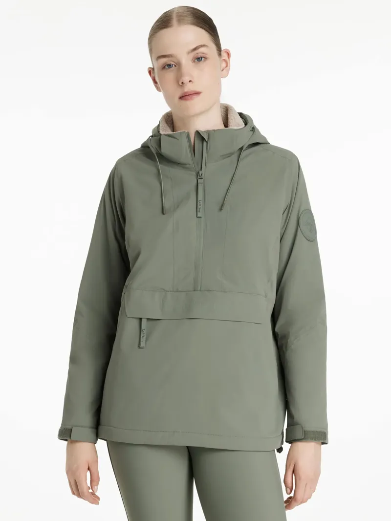 LeMieux Phoebe 1/2 Zip Waterproof Anorak Rosemary