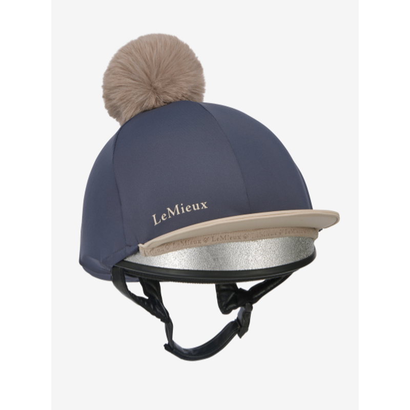Lemieux Pom Hat Silk Dusk Blue Almond-1