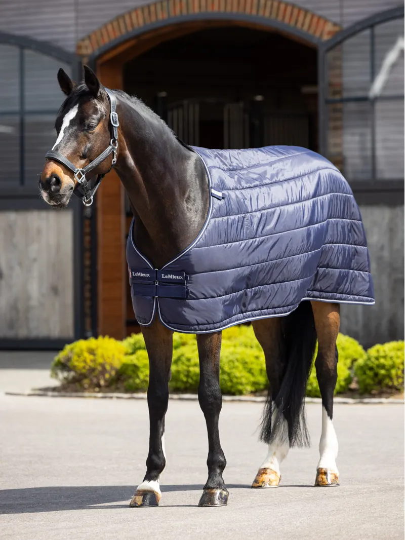LeMieux Rug Liner 200g New Trim Navy-1