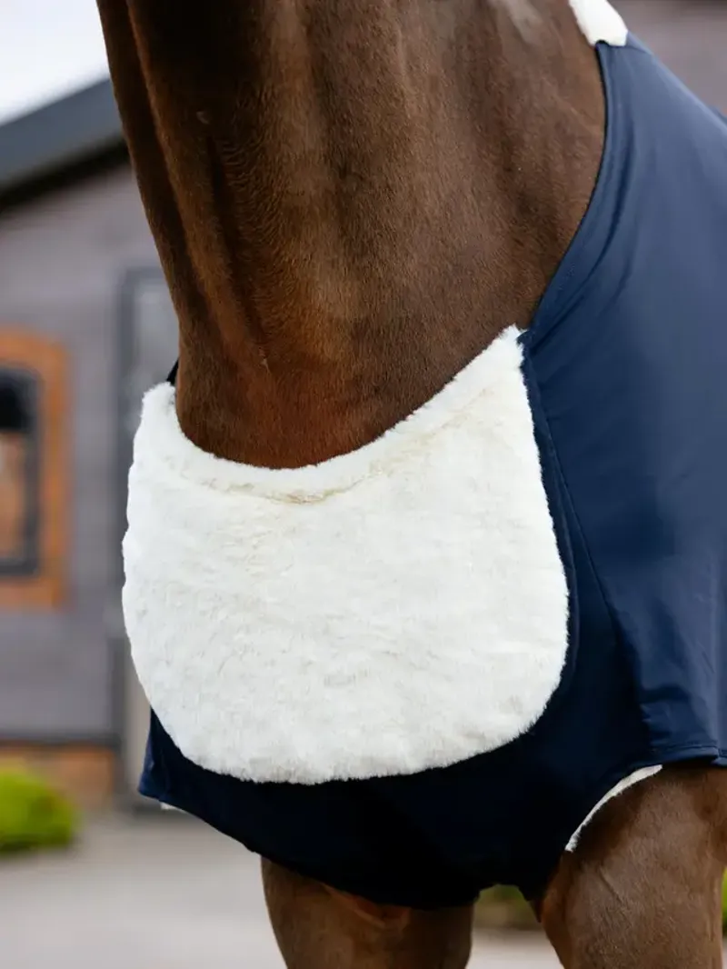 LeMieux Sensitive Anti Rub Bib Navy-1
