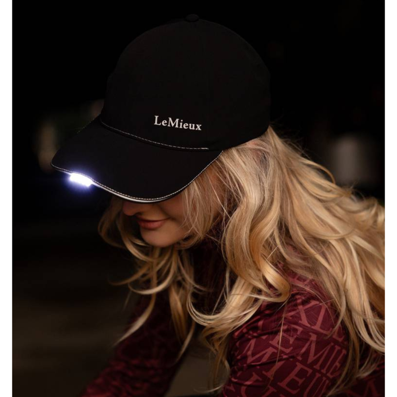 LeMieux Showerproof Torch Cap Black-1