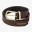 LeMieux Suede Insert Belt Brown