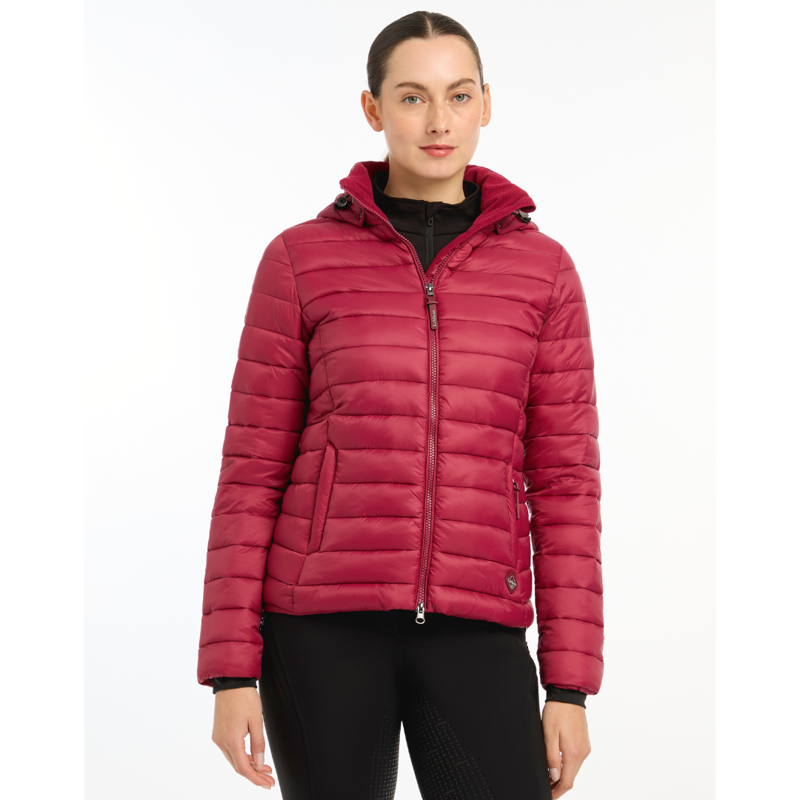 LeMieux Tilly Hooded Puffer Jacket Ember-2