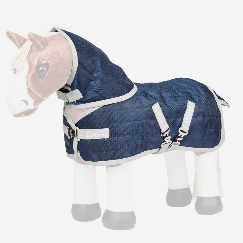 LeMieux Toy Pony Stable-Tek Rug Navy-1