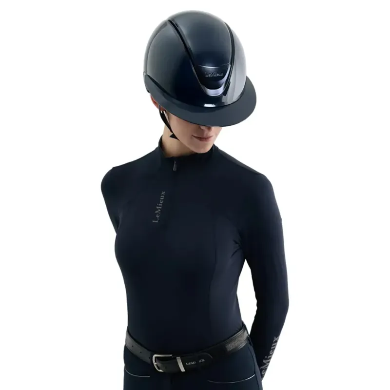 LeMieux Verv Competition Helmet Gloss Navy-1