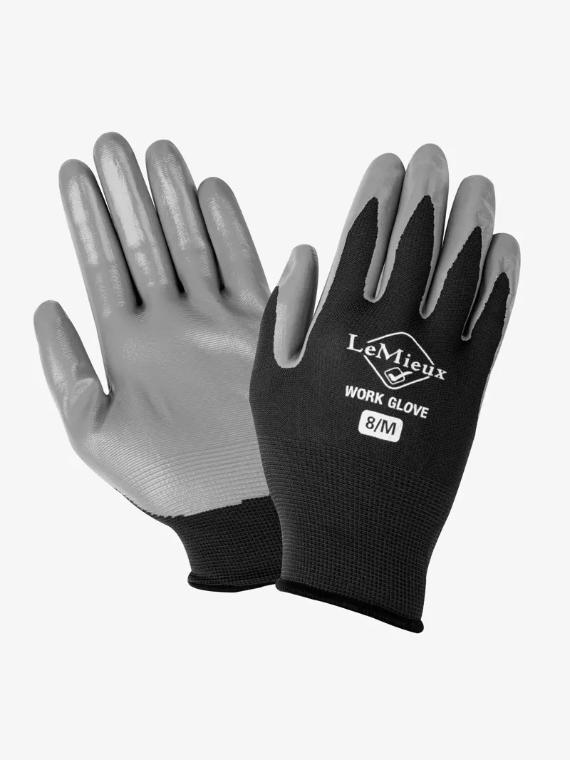 LeMieux Work Gloves Black