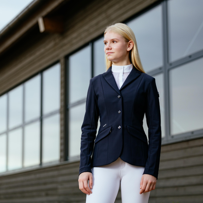 LeMieux Young Rider Kennedy Show Jacket Navy-5