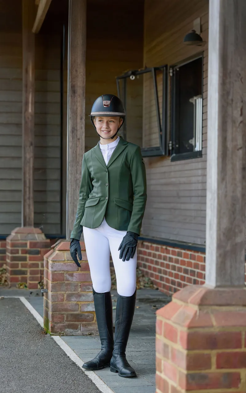 LeMieux Young Rider Kennedy Show Jacket Pine Green-1