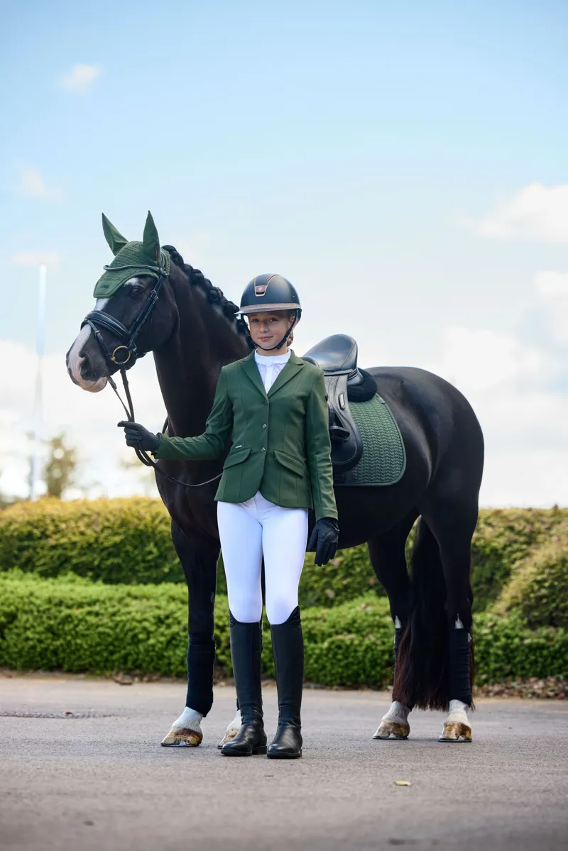 LeMieux Young Rider Kennedy Show Jacket Pine Green-2