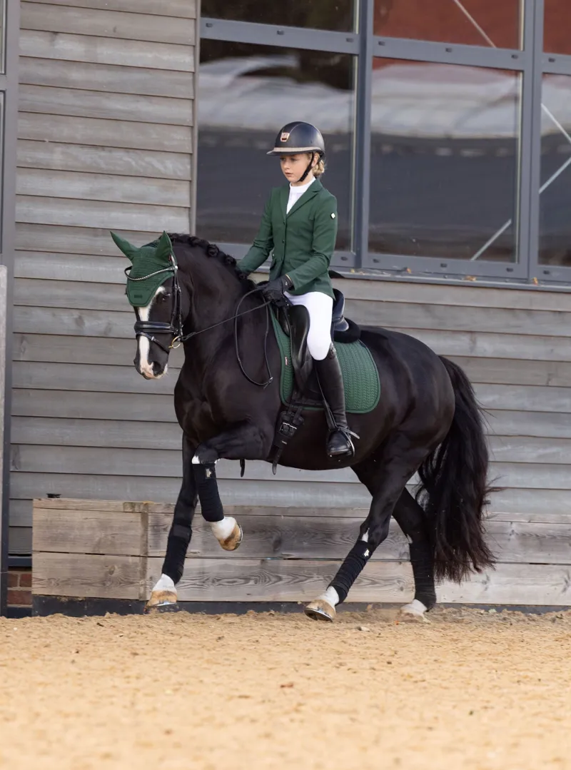 LeMieux Young Rider Kennedy Show Jacket Pine Green-3