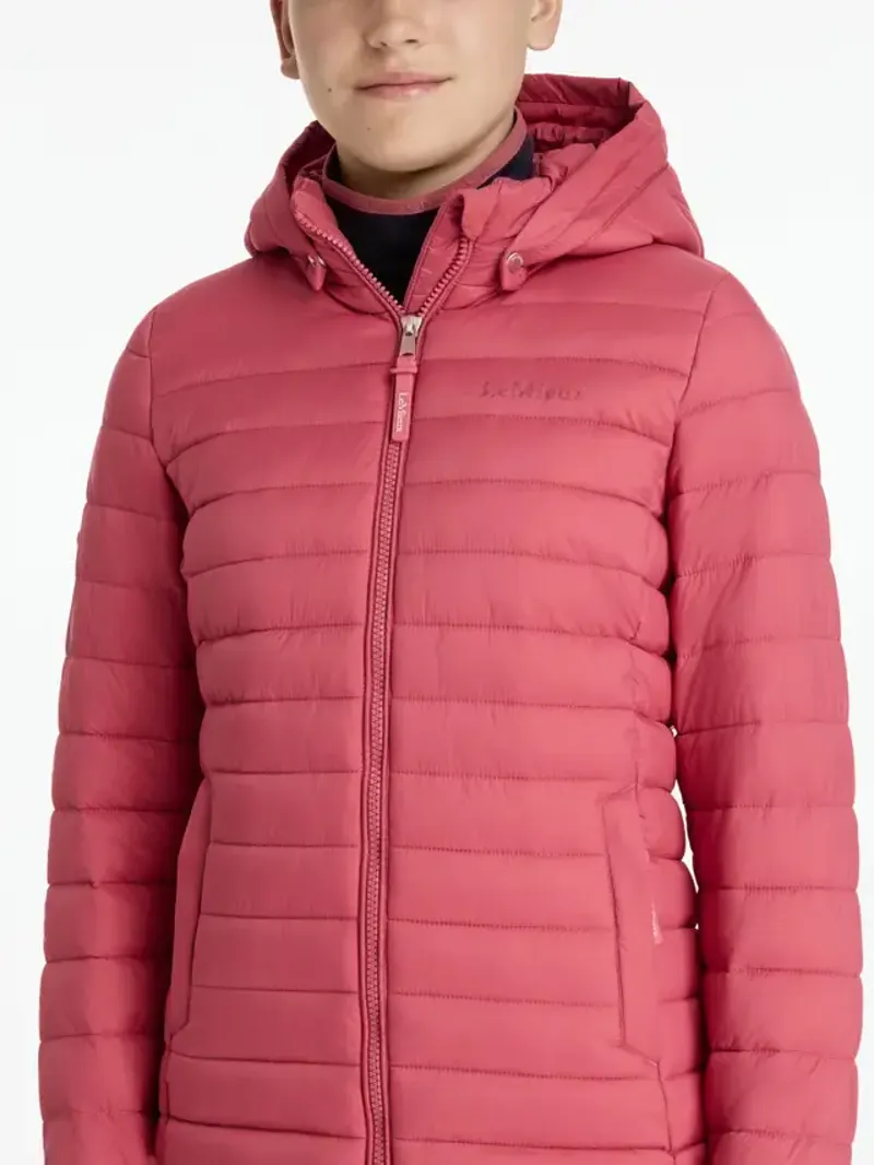 LeMieux Young Rider Ruby Puffer Jacket Cranberry-2