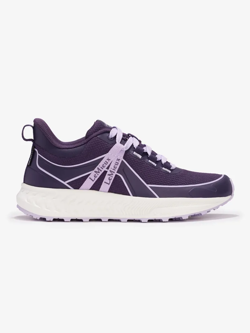 LeMieux Young Rider Trax Viva Waterproof Trainer Juniper/Lilac