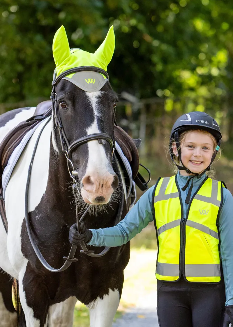 Woof Wear Hi Viz Fly Veil Yellow-3