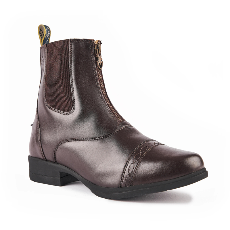 Moretta Rosetta Paddock Boots - Child Brown-1