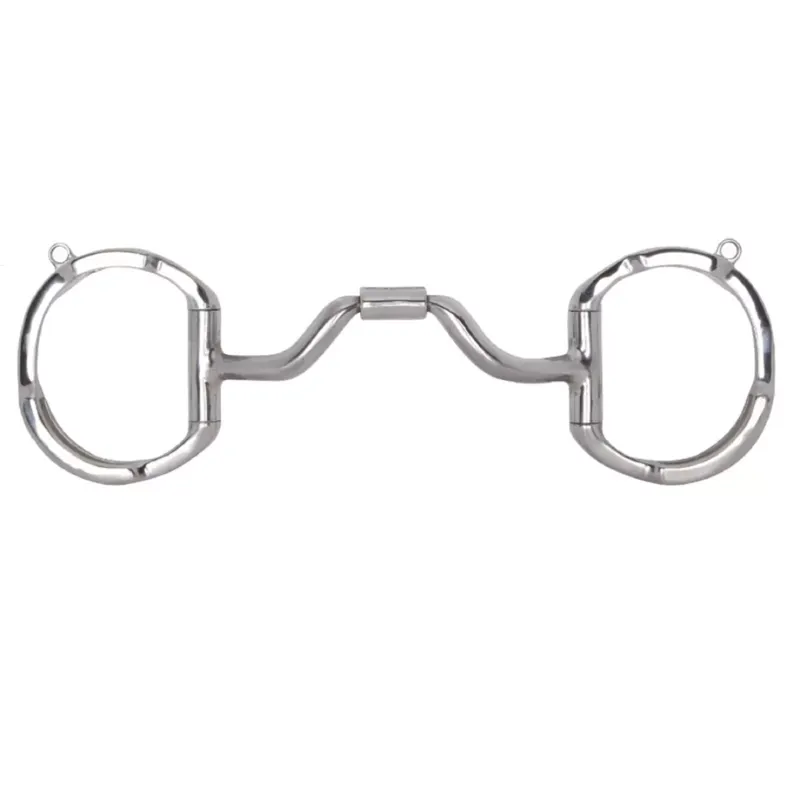 Myler Eggbutt with Hooks and Medium Wide Ported Barrel MB 33